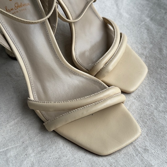 Sam Edelman Beige Strappy Heels - Picture 5 of 11